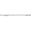 14K White Gold Box Chain - 1.40mm - 24 inch