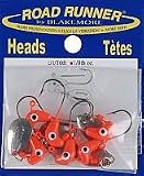 Bulk Head 1/8oz Flurscent Red
