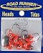 Bulk Head 1/8oz Flurscent Red