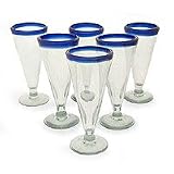 Beer glasses, 'Bohemia' (set of 6)