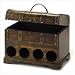 PLANTATION WINE TRAIN CASE- HOLDS 4 BOTTLES OF WINE AND HAS STORAGE!