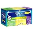 Tampax Compak Pearl Tampons, Plastic, Multipax, 40 ct.