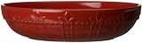 Signature Housewares Sorrento 12-Inch Large Pasta Bowl, Ruby