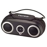 iHome iH19B Portable Water-Resistant Stereo Case for iPod Shuffle (Black)