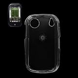 New Fashionable Perfect Fit Crystal Clear Transparent Snap-on Hard Protector Skin Cover Cell Phone Case with Clip for PALMPRE SPRINT - Clear