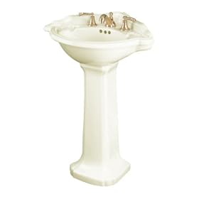Buy St. Thomas Creations 5074.082.06 Barrymore 8-Inch Centerset Corner Pedestal Sink... by St. Thomas Creations now!