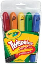 Crayola Twistables Slick Stix 5 Pkg Classic Colors 52-9505 - 3 Item(s) Order