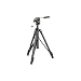 Velbon DV7000 3-Section Ultra Heavy Duty Tripod with Geared Center Column, 2-Way Fluid Head and QB-6RL Quick Shoe, Max Height 64