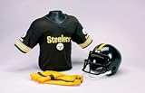 Pittsburgh Steelers NFL Youth Helmet and Uniform Set by Franklin - Small or Medium