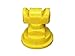 TeeJet TTJ60-11002VP Turbo TwinJet Spray Tip, 0.14-0.30 GPM, 50-90 psi, polymer - Yellow