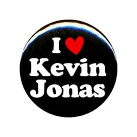 1" Jonas Brothers "I Love Kevin Jonas" Button/Pin