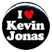 1" Jonas Brothers "I Love Kevin Jonas" Button/Pin
