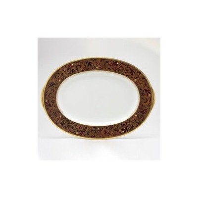 Noritake Xavier Gold 16-Inch Oval Platter