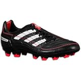 adidas Men's X Absolado X Firm Ground Soccer Cleat,Black/White/Red,10 M