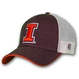 Illinois Fighting Illini Fitted Hats - Stretch Fit Mesh