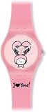 Swatch - Love collection - Original Gent - Lovely mine - Montre Femme - Quartz Analogique - Cadran rose avec impression noire et blanche - Bracelet plastiquer rose