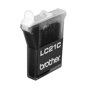 Brother Lc21c Cyan Ink Cartridge Typical Print Yield 450 Page Print Color Cyan Technology Inkjet
