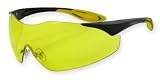 SOS Cutters Survival Optics Shield Matte Black Decathlon Sunglasses w/Yellow Tips