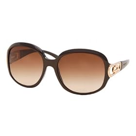 BVLGARI BV 8030 B 897 13 CHOCOLATE BROWN GRADIENT RHINESTONES PLASTIC SUNGLASSES