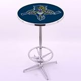 Holland Bar Stool Co. Florida Panthers Chrome Pub Table