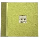 Aimee J Baby Days Memory Album Scrapbook in Kiwi Green