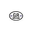 Greece Oval Decal