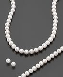 14k Gold Cultured Freshwater Pearl 3-Piece Set