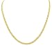 14k Yellow Gold 4mm Cuban Chain Necklace, 20