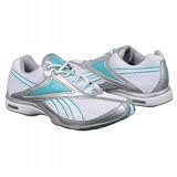 Reebok Women's TrainTone Slimm Sports Conditioning Shoe,White/Pure Silver/Glacier Blue/Carbon,5.5 M US