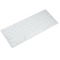 White Silicone Keyboard Cover for MacBook/MacBook Pro