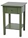 Kitchen & Housewares : Solid Wood Accent Table/Night Stand - Ivy Green Finish