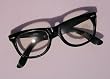 Cool Black Frame Deluxe Nerd Glasses