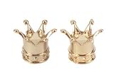 Trik Topz Valve Caps Crown Gold