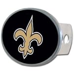 New Orleans Saints Oval Metal Hitch Cover
