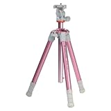 Vanguard Nivelo 204 PK Kompaktstativ (Packma&szlig; 30 cm Belastbarkeit bis 2kg, max. H&ouml;he 101 cm) rosa