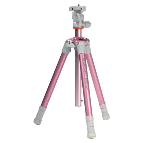Vanguard Nivelo 204 PK Kompaktstativ (Packma&szlig; 30 cm Belastbarkeit bis 2kg, max. H&ouml;he 101 cm) rosa