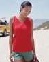 Gildan-6.1 oz Ultra Cotton Ladies Tank Top~Red~Womens-XL