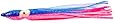 Boone Big Game Trolling Skirt (Pack of 10), Blue Pink White, 4 1/4-Inch