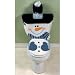Snowman Toilet Cover SET Christmas Winter Bathroom Decor Seasonal
