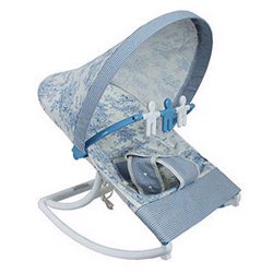 Infant Rocker - color: Blue Toile