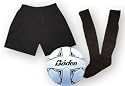 Code Four Athletics Kids' Soccer Shorts, Socks and Ball Kit