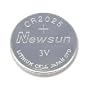 Newsun CR2025 Coin Cell Lithium 3V, 5 Pack