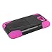 Phone Case for Alcatel Onetouch Pop Icon Pink Silicone Corner with Hard Cover Kickstand