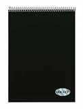 TOPS Docket Wirebound Quadrille Pad, 8.5 x 11.75 Inches, 4 Square per Inch Front, 5 Squares per Inch Back, 70 Sheets, White (99616)