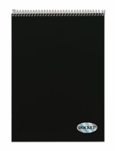 TOPS Docket Wirebound Quadrille Pad - 8.5 x 11.75 Inches - 4 Square per Inch Front - 5 Squares per Inch Back - 70 Sheets - White (99616)