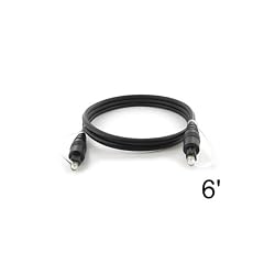 Toslink 5.0mm Optical Audio Cable: 6 ft - by Abacus24-7
