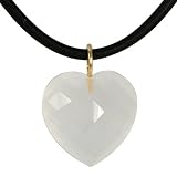 Bella Donna Damen-Halskette 333 Gelbgold 1 Milchquarz 905184