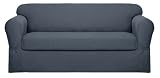 Maytex Stretch Twill Slipcover Sofa, Denim