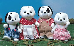 Childrens Toyshop  Toys : Calico Critters Dalmatian Dog Family