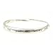 Bracelet - B163 - Bangle Style Engraved with Serenity Prayer ~ Silver Tone Metal (68mm)